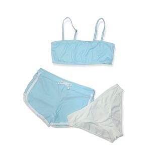 Soly Hux Girls 3 Piece Bikini Set with Shorts NWT
